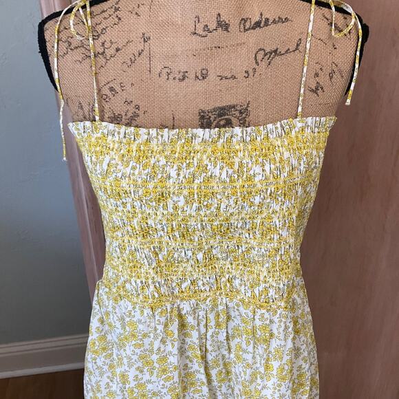 J. Crew Paloma dress Liberty floral boho garden party smocked adjustable vacay L - Picture 6 of 16